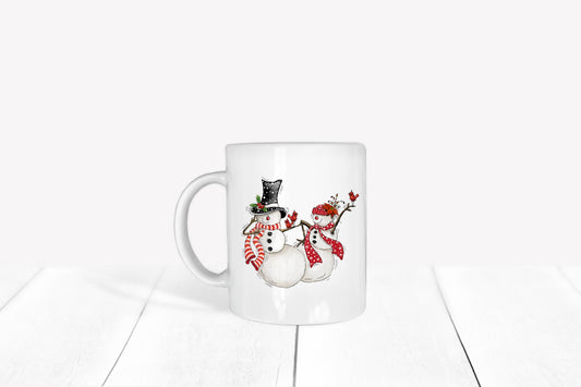 Dancing Snowman mug